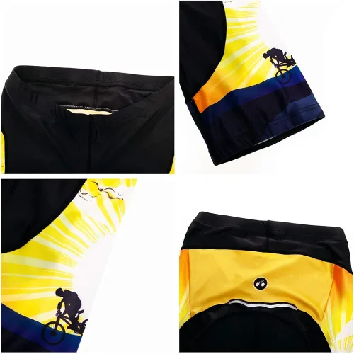Miniatura 5 de Conjunto de pantalones cortos de ciclismo Pro Team para bicicleta MTB para hombre