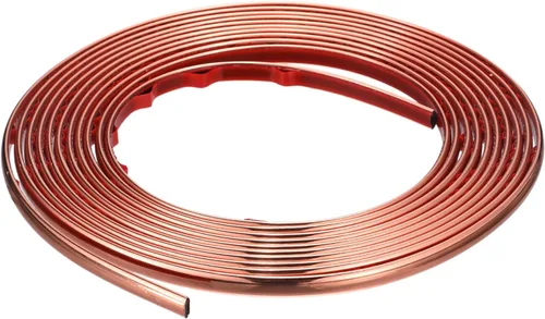 Miniatura 12 de uxcell Moldura flexible autoadhesiva, marco metálico de 8 pies x 0.31 pulgadas, para despegar y pegar, moldura de metal de PVC para pared