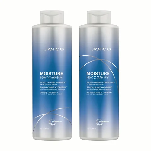 Joico Moisture Recovery Moisturizing Shampoo & Conditioner | For Thick, Coarse, Dry Hair | Restore Moisture, Smoothness, Strength, & Elasticity |