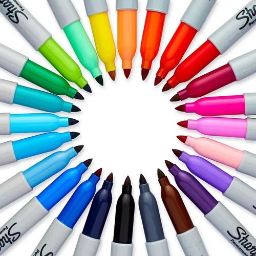 Miniatura 11 de Sharpie Rotulador permanente de punta fina, colores surtidos (paquete de 8)