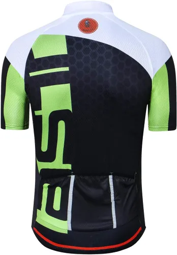 Miniatura 153 de Nuevo Pro cremallera completa hombres ciclismo Jersey manga corta Riding Shirt USA