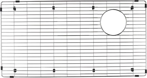 BLANCO 236595 Quatrus Rejilla de fregadero de acero inoxidable, 16.13 pulgadas de largo x 30 pulgadas de ancho x 0.25 pulgadas de alto