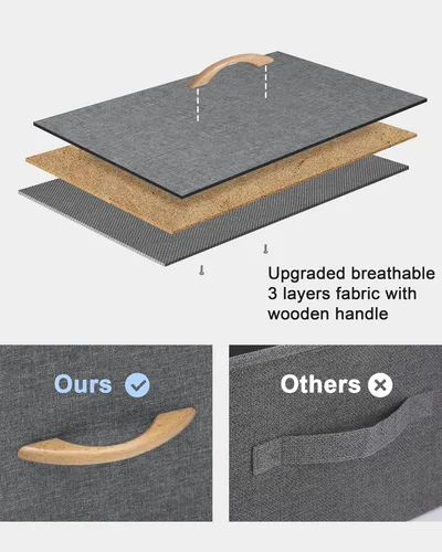 Miniatura 8 de Crestlive Products Torre de almacenamiento de vestidor vertical - Estructura resistente de acero, parte superior de madera, cajones de tela de fácil