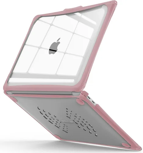 Miniatura 15 de IBENZER Hexpact AT13-BK - Funda compatible con MacBook Air de 13 pulgadas 2022 2021 2020 M1 A2337 A2179 A1932, funda protectora resistente
