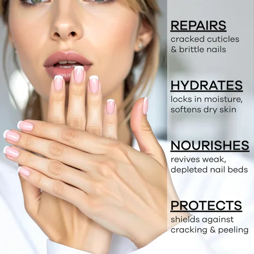 Miniatura 5 de Ellie Chase Aceite hidratante para el cuidado de cutículas y uñas, 2.3 onzas líquidas, perfumado a vainilla, infundido con aceite de jojoba, aloe