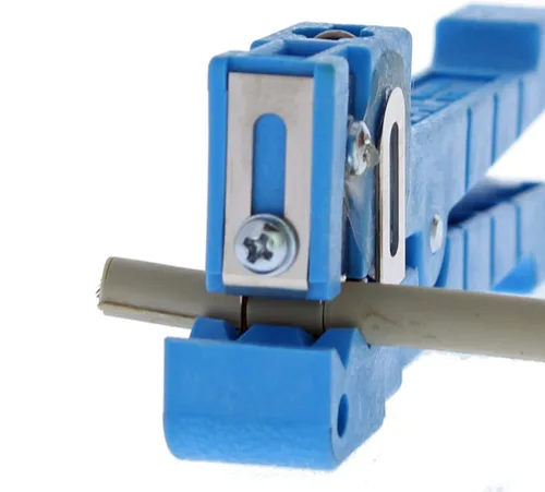 Miniatura 4 de IDEAL Industries, Inc. 45-163 Ringer - Pelacables de hoja ajustable, herramienta de pelado de cables para cable de 18 pulgadas - 732 pulgadas