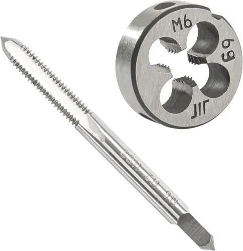 Miniatura 12 de M3.5 x 0.6 sistema métrico de grifo y troquelado, M3.5 X 0.024 in HSS Macho de rosca de máquina y M3.5 X 0.024 in herramienta de aleación de acero