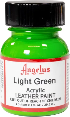 Miniatura 46 de Angelus - Pintura acrílica para cuero, 4 Fl Oz, color blanco - Pintura para cuero profesional flexible, resistente a grietas, arañazos