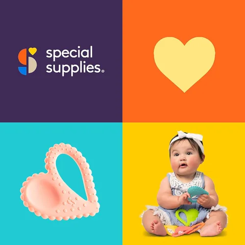 Miniatura 9 de Special Supplies Cuchara de corazón mordedora, herramientas de terapia motora oral, estimulación texturizada y tratamiento de entrada sensorial