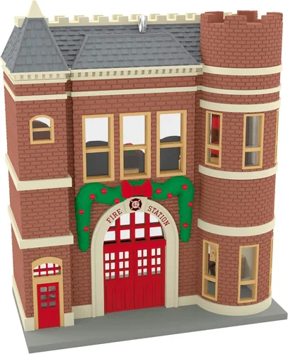 Miniatura 8 de Hallmark Keepsake Adorno de Navidad 2023, casas y tiendas nostálgicas tradicionales Tudor 2023, regalos para ella