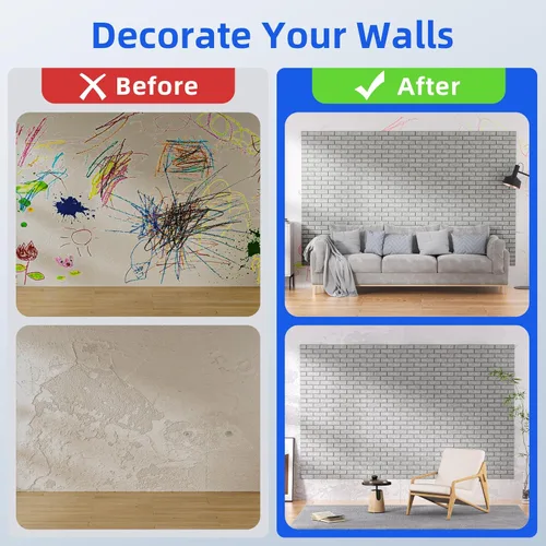 Miniatura 7 de Paquete de 12 paneles acústicos con autoadhesivo, paneles de espuma de alta densidad de 12 x 12 x 0.4 pulgadas para paredes, paneles de pared Gris