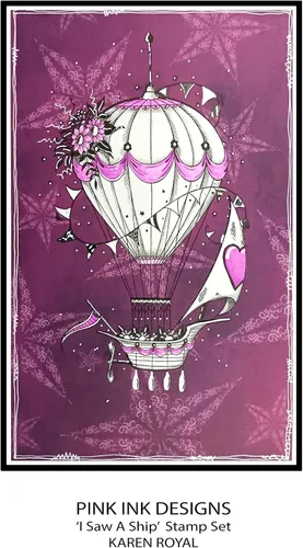 Miniatura 10 de Pink Ink Designs Saw A Ship. - Juego de sellos transparentes, A5
