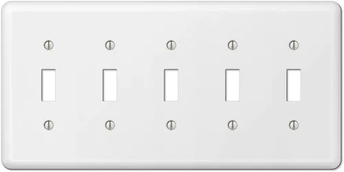 Miniatura 5 de Amerelle 935DBK Devon - Placa de pared, 1 dúplex, color negro