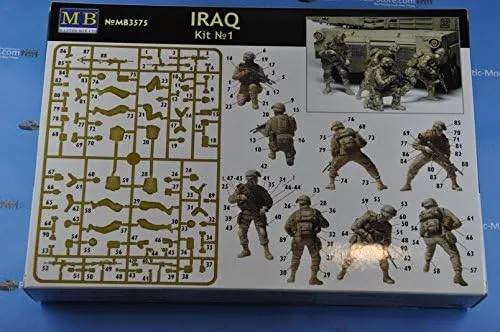 Miniatura 3 de Master Box Irak KIT #1 Tropas estadounidenses 4 Figuras 1/35 3575