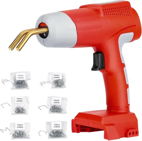 Miniatura 7 de Choerinton Kit de soldador de plástico inalámbrico compatible con batería de litio Makita de 18 V, pistola de soldadura portátil de 80 W