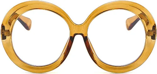 Miniatura 9 de willochra Lentes de lectura redondos de gran tamaño estilo Oprah con bisagra de resorte para computadora con bloqueo de luz azul para mujeres