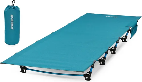 Miniatura 11 de MARCHWAY Cama de Campamento Ultraligera Plegable para Tienda de Camping, Portátil y Compacta para Viajes al Aire Libre, Base de Campamento, Gris