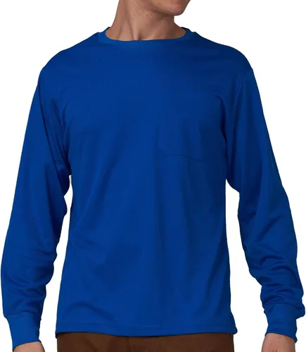 Miniatura 17 de A-SAFETY Playera de manga larga de seguridad de alta visibilidad, personalizable con logotipo (XS-6XL)