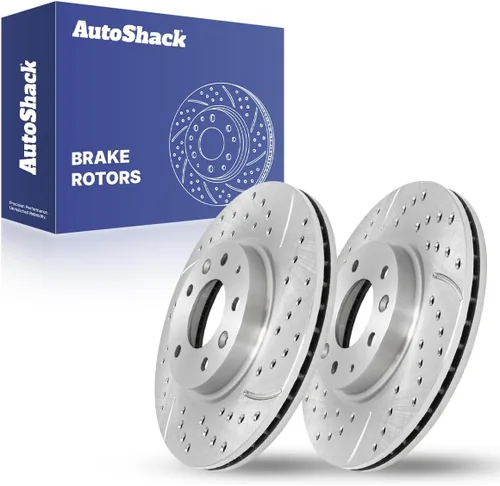 Miniatura 10 de AutoShack 11.77" (299 mm) Rotores de Freno Ventilados Delanteros Reemplazos Revestidos para 2006-2012 Ford Fusion 2006-2013 Mazda 6 2007-2012