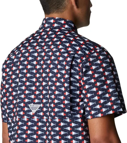 Miniatura 5 de PFG Super Slack Tide Camp - Camiseta para hombre, color gris