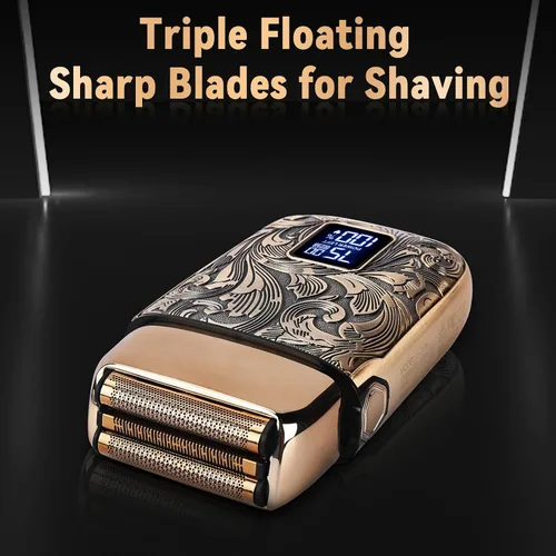 Miniatura 2 de Ufree Close Shave - Afeitadoras eléctricas para hombres, maquinilla de afeitar eléctrica de 3 velocidades, afeitadoras de cabeza calva, recortadora