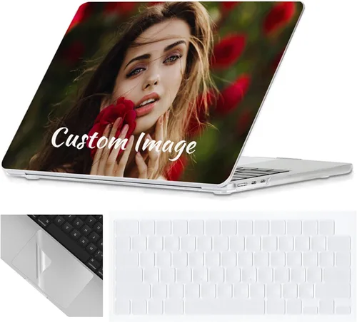 Miniatura 17 de Se7enline Funda compatible con MacBook Air de 15 pulgadas M4 M3 M2 2025 2024 2023 de 15.3 pulgadas con MacBook Air A2941/A3114/A3241 funda rígida