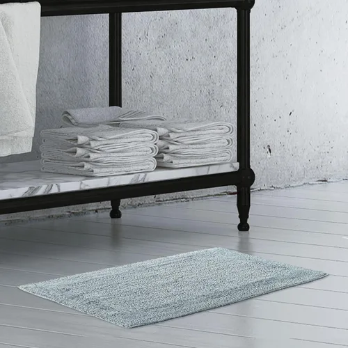 Miniatura 18 de French Connection Stonewash - Alfombra de baño de mezcla de algodón, 20 x 34 pulgadas, color marfil