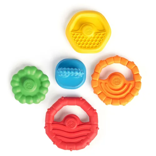 Miniatura 5 de Baby Einstein Cals Connectors - Juguete sensorial con eslabones texturizados, a partir de 0 meses en adelante