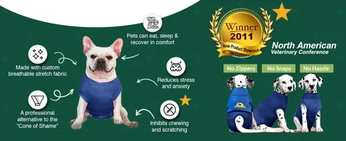 Miniatura 4 de Surgi Snuggly - Soporte lavable de pañal desechable para perros, hecho con tela estadounidense - se ajusta a cachorros y perros adultos - un