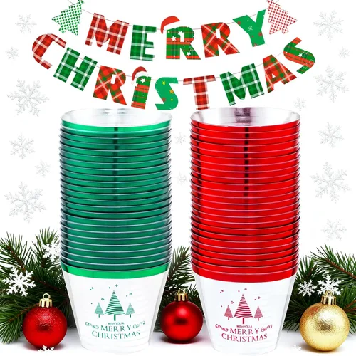 Miniatura 8 de LUODA 150 vasos de plástico púrpura, vasos desechables púrpura de 9 onzas con borde dorado, vasos de plástico con borde dorado estilo antiguo