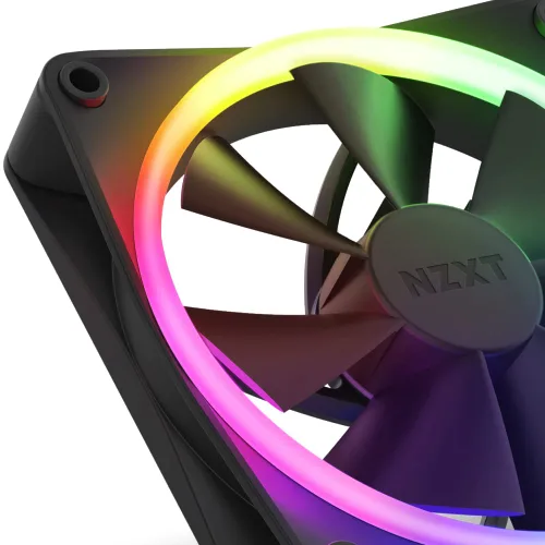 Miniatura 4 de NZXT F120 RGB Paquete Triple – 3 x ventiladores RGB PWM de 120 mm para PC con controlador RGB – Alto flujo de aire, bajo ruido – Rodamiento