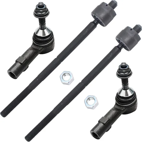 Miniatura 11 de Detroit Axle - 4 barras de acoplamiento delanteras para Kia Forte Koup 14-17, 14-18 Forte Forte5, 4 extremos de barra de acoplamiento exteriores e