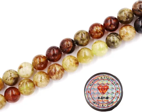 Miniatura 86 de Cuentas de piedras preciosas para la fabricación de joyas, cuentas de monedas facetadas de piedra natural piedra de sangre africana de 0.236 in