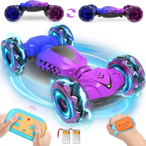 Nitigo Auto a control remoto para niñas de 4 a 7 años, juguetes para edades de 5 a 7 años, regalo para 4, 5, 6, 7, 8 a 13 años, para niños, auto de