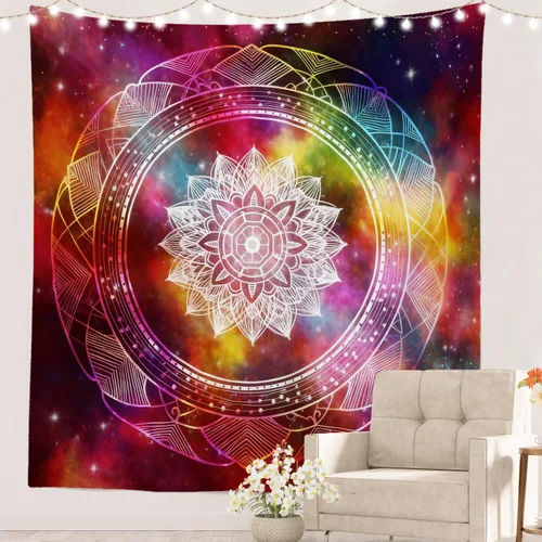 Miniatura 14 de Batmerry Cat In Armor Polyester Tapestry, Cat Armor Sword Warrior Battle Shield Lightweight Wall Hanging High-Definition Print Backdrop For Dorm
