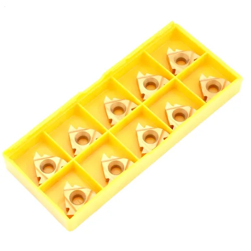 Miniatura 7 de 10PCS 16IR AG60 Insertos Torno de rosca indexable de carburo de rosca interna Hoja de inserción para roscar el soporte de torneado