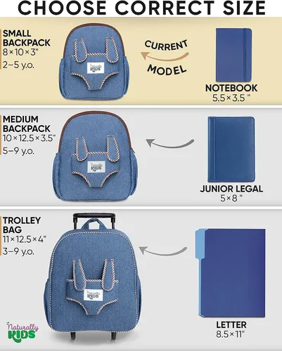 Miniatura 7 de Naturally KIDS Mochilas - Mochila para niños y niñas con animales de peluche - Regalos para niños y niñas de 3, 4, 5 años, 03 Unicornio Blanco