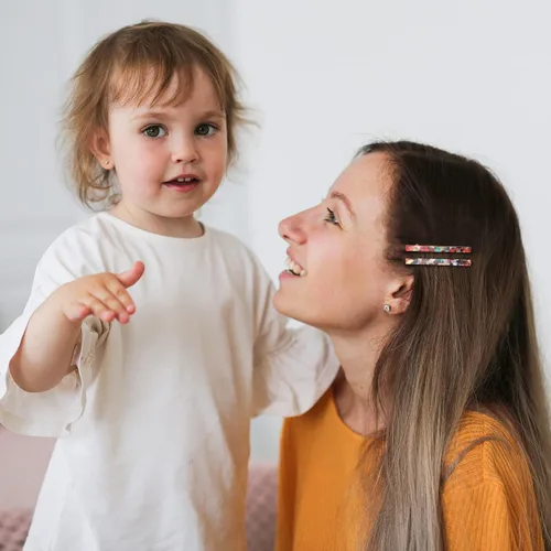 Miniatura 7 de Cobahom 6 pinzas para el cabello, accesorios para el cabello para mujeres, pasadores de pico de pato de resina, pinzas para el cabello elegantes