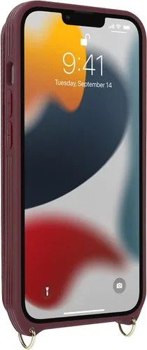 Miniatura 7 de Lipvina Funda para iPhone 13 Pro Max/iPhone 12 Pro Max con tarjetero para mujeres, correa cruzada con cordón, soporte para tarjeta de crédito