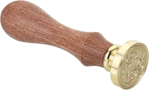Miniatura 4 de PATIKIL Sello de cera del alfabeto S, sello de cera de sellado de letra inicial, clásico retro, 0.98 pulgadas, cabeza de latón retro extraíble