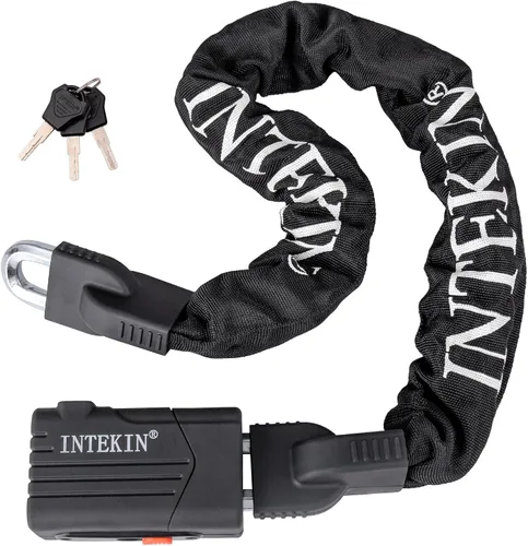 Cerradura de Cadena de Bicicleta de 3 pies/4 pies/5 pies de Alta Resistencia, Cerradura de Cadena de Bicicleta Antirrobo de 8 mm/10 mm de Grosor,