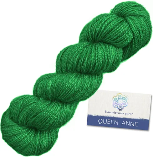 Miniatura 15 de Living Dreams Queen Anne LACE - Ovillo de lana 100% suave y lujosamente suave, color azul