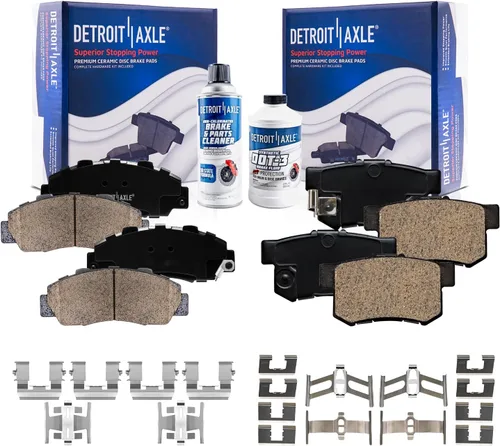 Miniatura 147 de Detroit Axle - Pastillas de Freno Delantero para Mercedes- Benz C230 C250 C300 SLK250, Pastillas de Freno Cerámica w/Reemplazo de Hardware