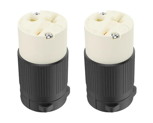 Miniatura 13 de Cable de extensión NEMA 5-15P con certificación UL para reparación de extremos de repuesto macho de 15 amperios, 110, 120, 125 voltios, 3 puntas, 2