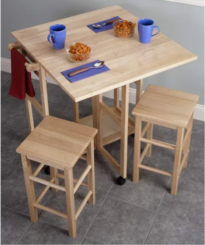 Miniatura 11 de Winsome Wood Suzanne - Set de cocina cuadrado, natural, haya