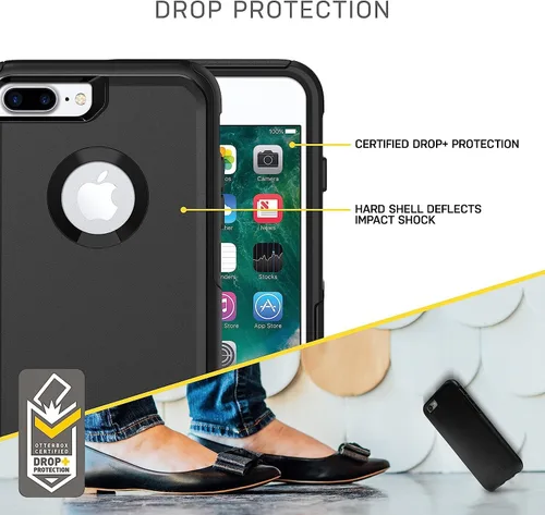 Miniatura 7 de OtterBox Commuter Series - Funda para iPhone 8 Plus y iPhone 7 Plus (solamente), embalaje no minorista, Aqua Mint Way