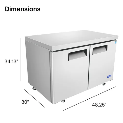 Miniatura 5 de Atosa Refrigerador comercial bajo encimera