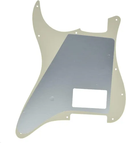 Miniatura 2 de KAISH - Golpeador de guitarra con 11 agujeros, estilo ST/Strat, un humbucker, para Delonge Stratocaster/Strat, color perla envejecida