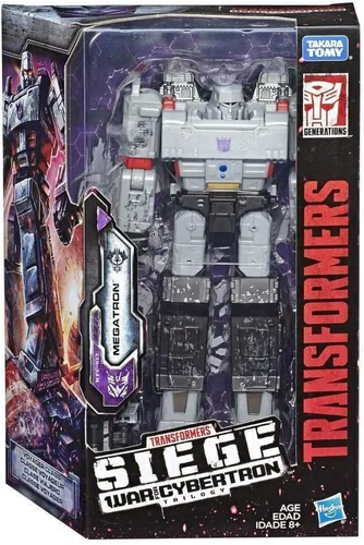 Miniatura 2 de Transformers Generations War for Cybertron: Siege Voyager Class WFC-S12 Megatron Figura de acción de 7 pulgadas