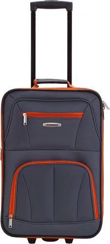 Miniatura 2 de Rockland juego de 4 piezas de valijas con ruedas y bolsas para viaje, Carbón), F32-CHARCOAL